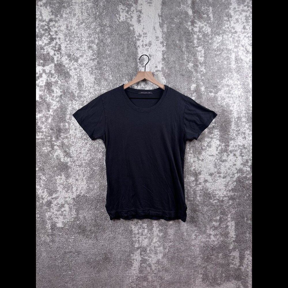 John Elliott T Shirt 1 / US Small Mens Black Casual Tee Short Sleeve